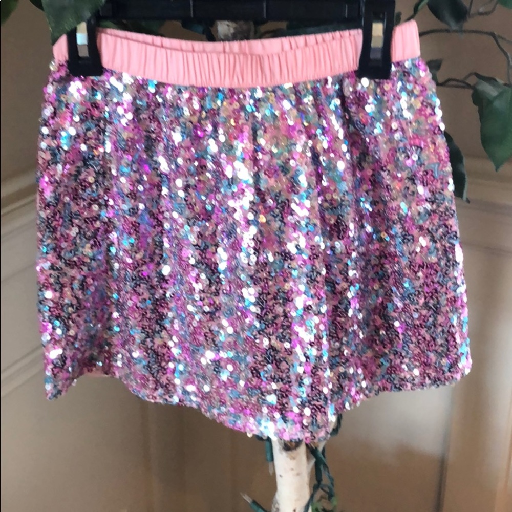 EUC Gymboree Girls M 7-8 sequin mini skirt